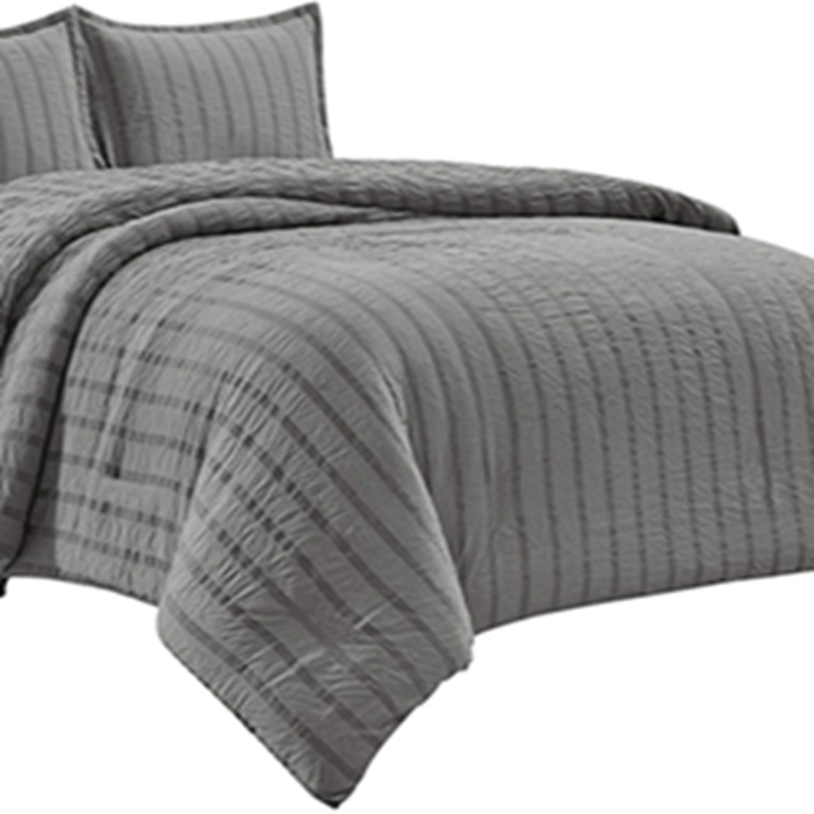wholesale hotel wedding simple 100% Polyester luxury modern solid color embroidered Duvet cover bedding set bed sheets