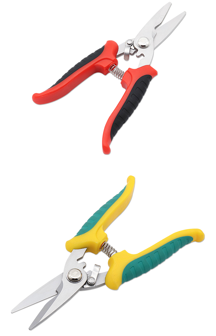 18cm professional small stainless steel grape flower trimming garden fruit tree pruning shears