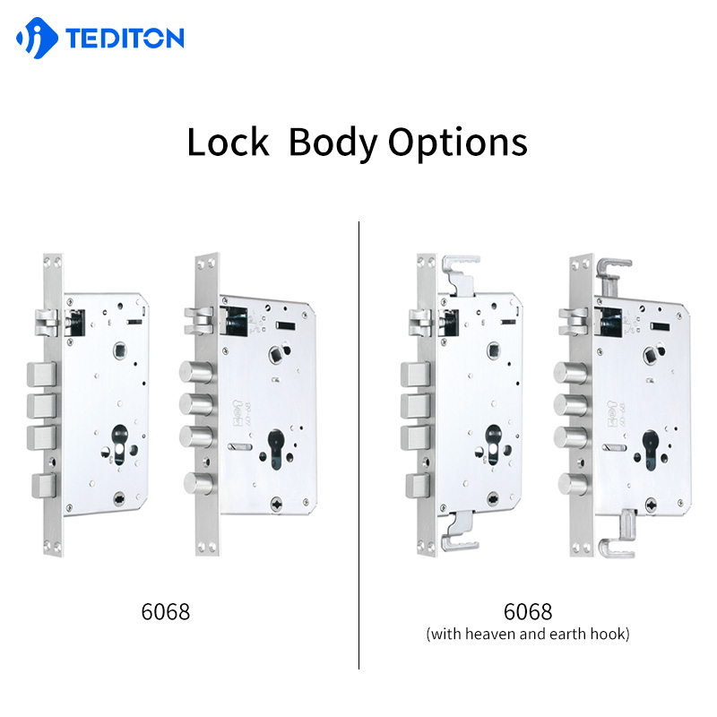 Tuya Wifi Digital Smart Door Lock Cylinder with Smart Phone Fingerprint Code Card and Key