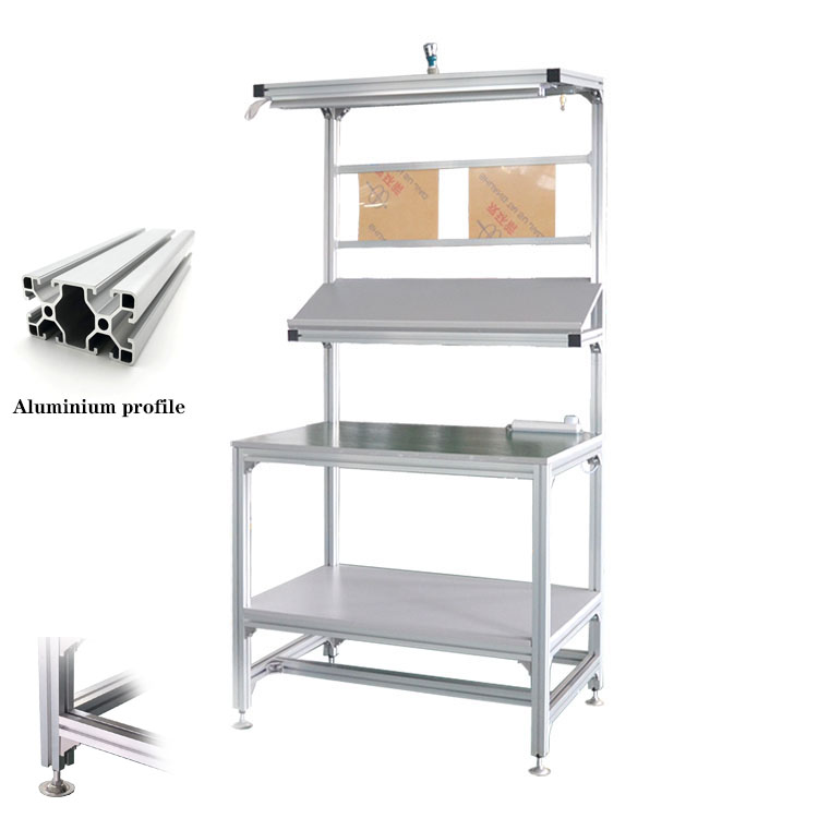 Custom Aluminium Profile Workbench Esd Repair Bench Assembly Pipe Workbench for Assembly Line 0