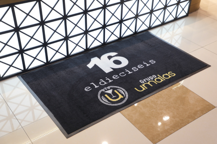 Factory Price Custom Design Printed Rubber Foot Mat Wholesale Door Mats