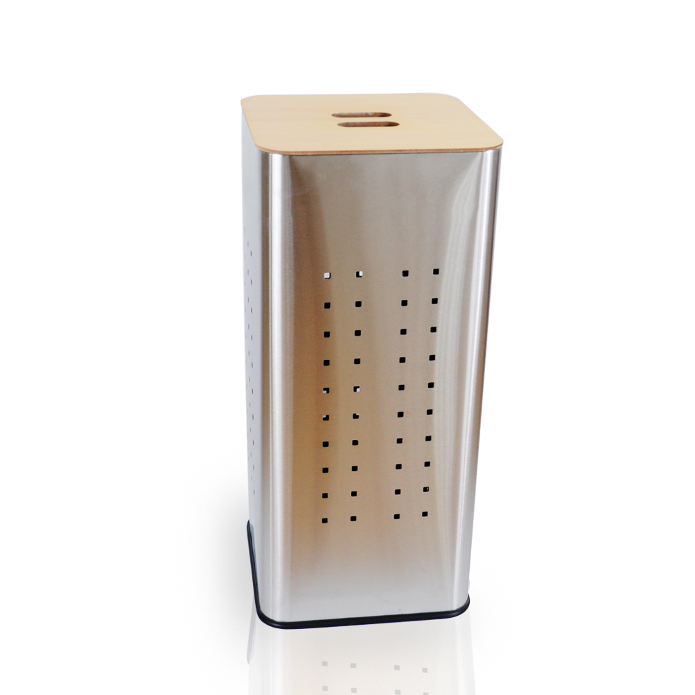 Kitchen Square Trash Can Trash Bin with Lid Soft Close Multi Sizes Bathroom Stainless Steel Customized Logo All-season Accepted