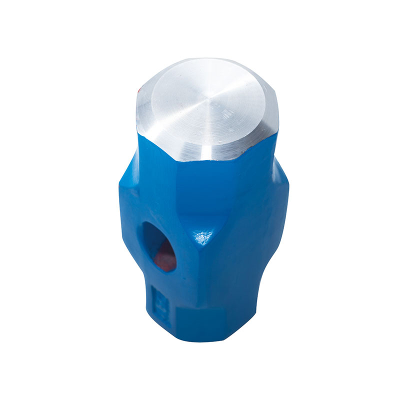 Sledge Hammer Blue Lacquered Surface And Wooden Handle