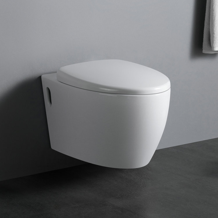 WP1005 Western style sanitary ware gravity flush porcelain toilet wall hung toilet commode