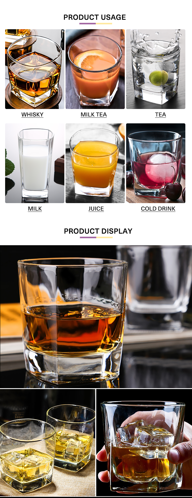 Factory Manufactured Packing High Quality Wine Glass Cup