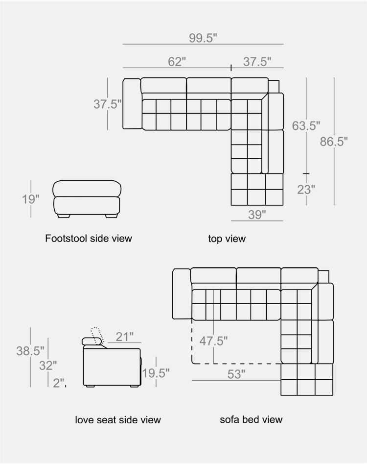 Luxury reclining fabric sofa bed sectional modern living room fabric sofa sets factory supplier