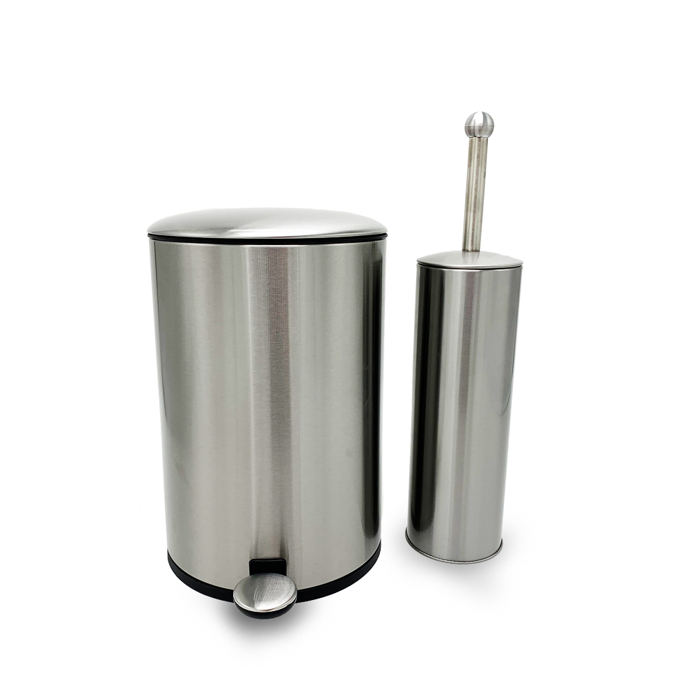 Hot Selling Folding Trash Can With Toilet Brush High Quality