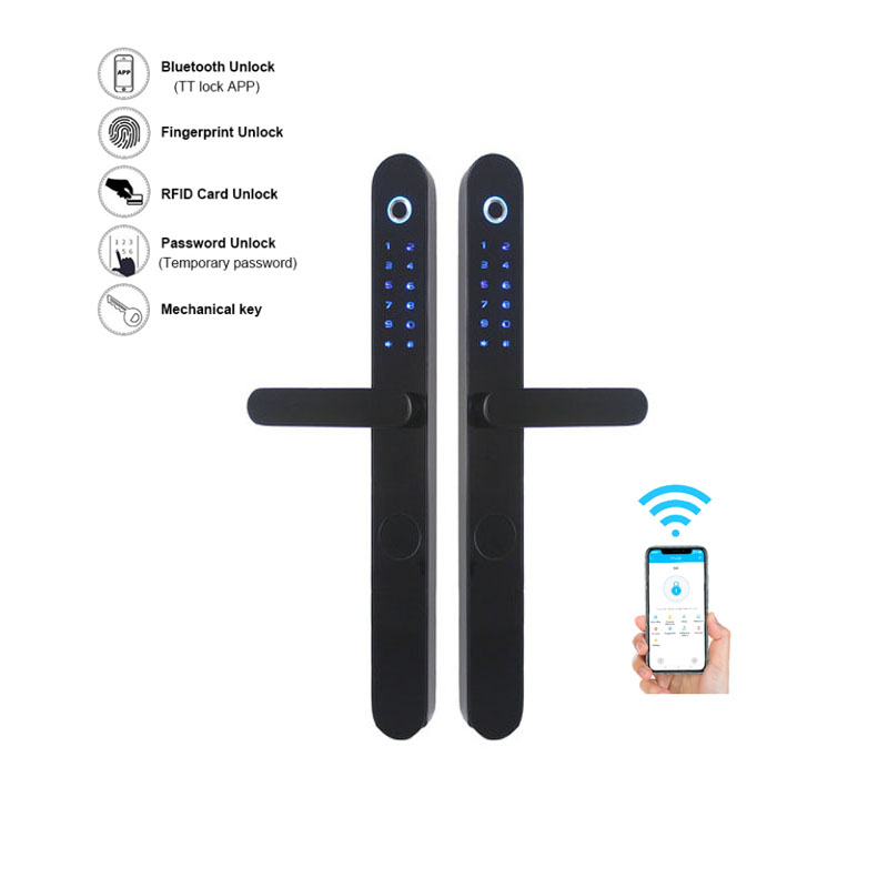 Outdoor Hot Sell Smart Aluminum Front Door Locks for Home Digital