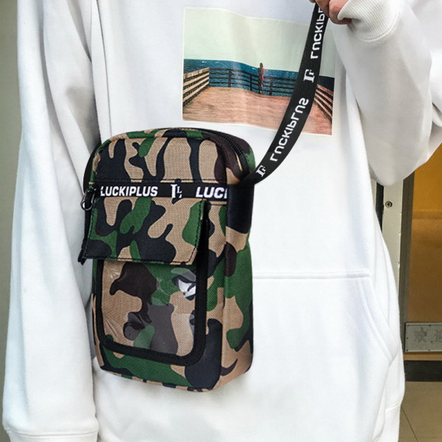 Camouflage 600D sac de messager léger sac de voyage en plein air pour hommes