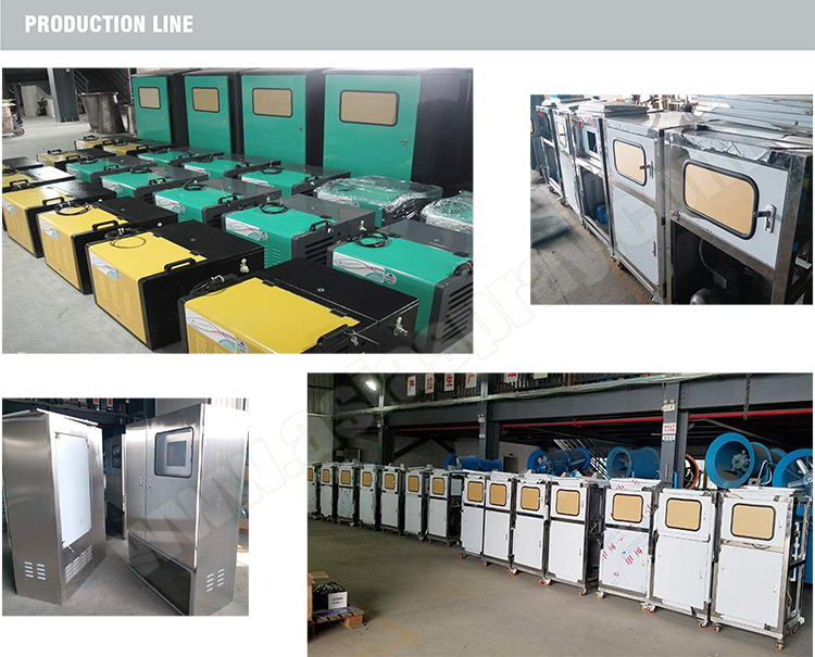 Dust Prevention Cooling Humidifying Cold Fogging Machine Sceneries Atomize Spray Equipment Misting System