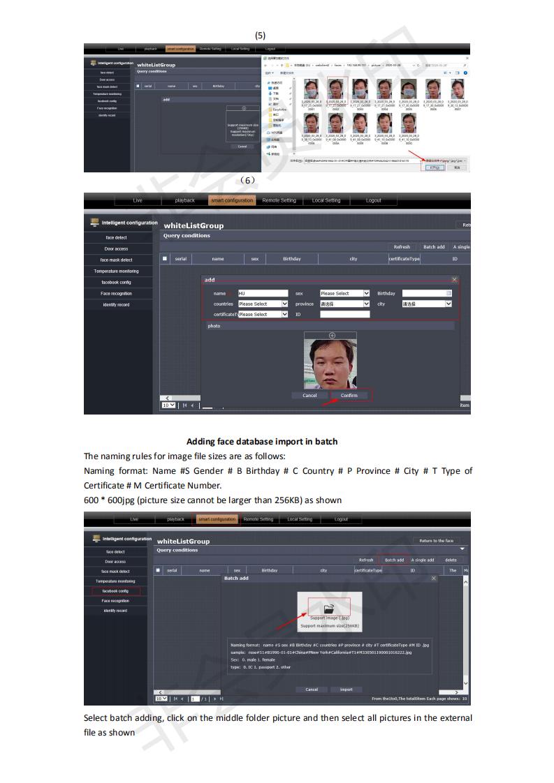 Forehead Body Temperature Face Recognize Thermo imaging system Camera Thermography imaging system Access control non-contact
