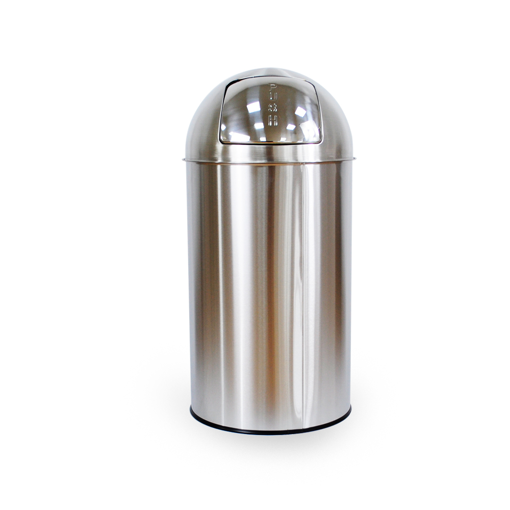 High quality 50 liter household kitchen stainless steel trash can with Inner Bucket