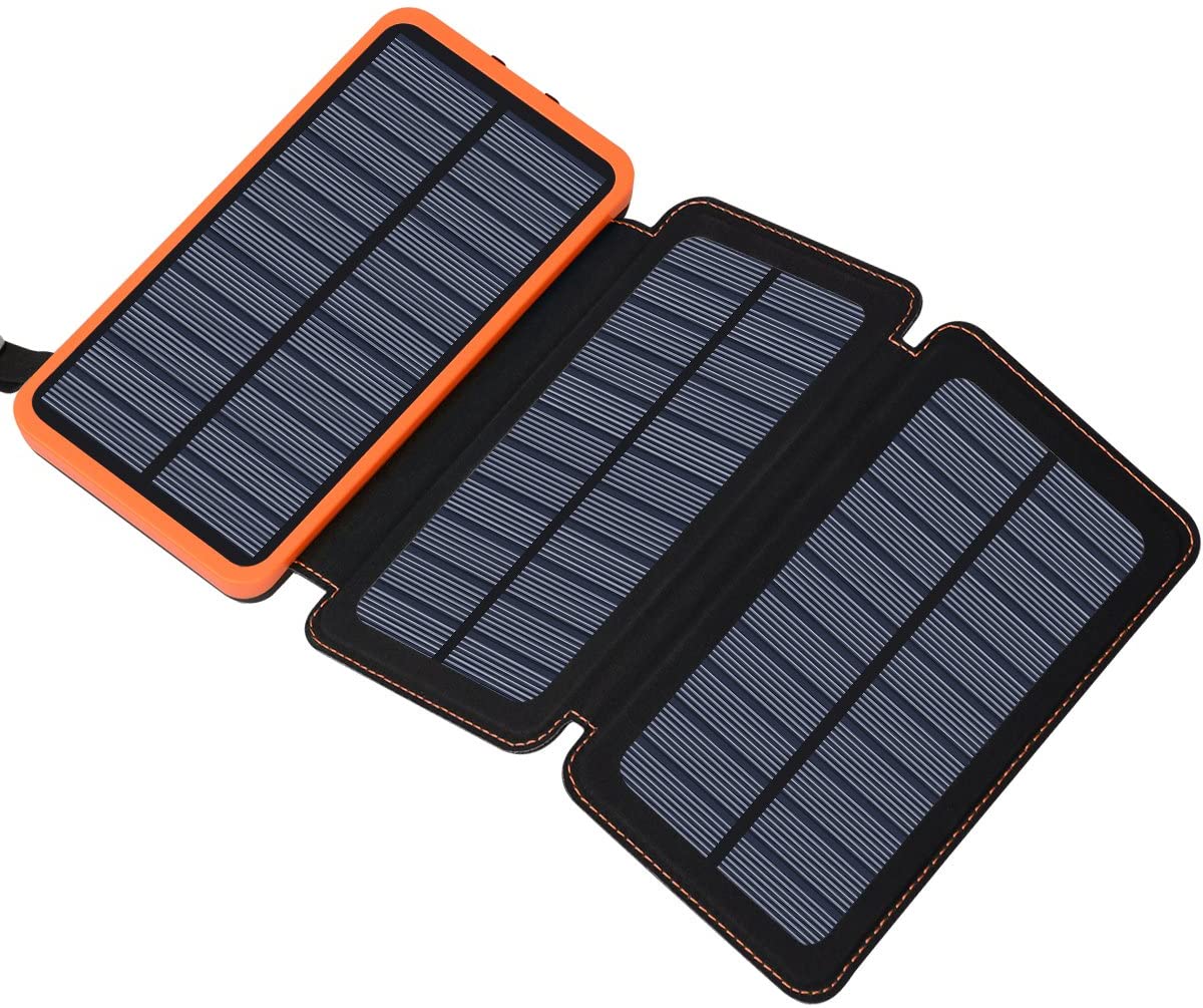 8000mAh 5V Waterproof Portable Solar Charger Solar Phone Charger Camping 0
