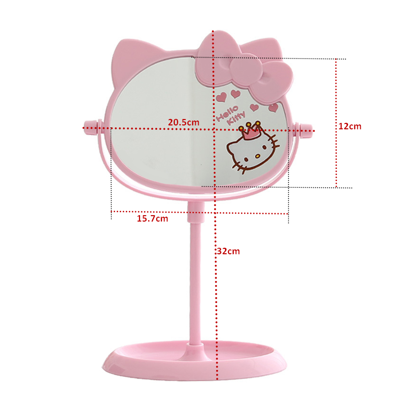 Vanity Mirror Round Double-sided Makeup Table Top Mirror