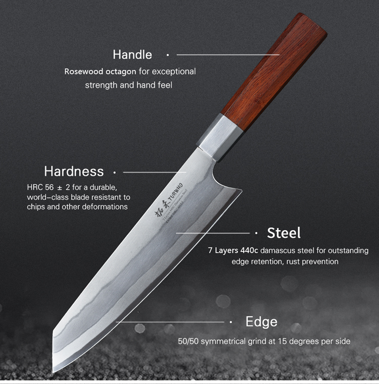 Hot Sale Professional 8 Inch Damascus Kitchen Chef Knife
