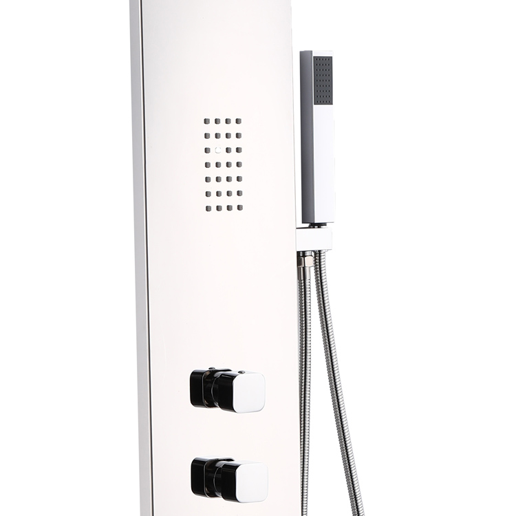 UPC 3 function Cold Hot Water Promotional New Design SS304 wall mounted bathroom shower mixer