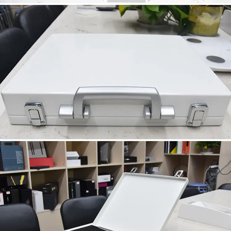 Cardboard For With Rein Wheel Display Travel Marble Frame Desktop Acrylic Box Quartz Stone Sample Suitcase