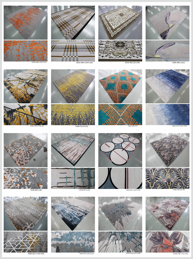 Cotton Anti-slip Machine Washable Carpet Rugs For Living Room Carpet