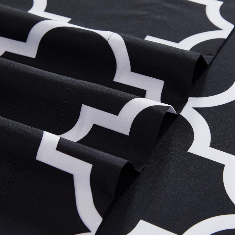Wholesale Durable Printed Hotel Queen Size Luxury Microfiber  Bed Sheet Set Bedding Set