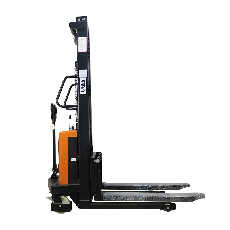 New model mini semi electric lift stacker truck forklift