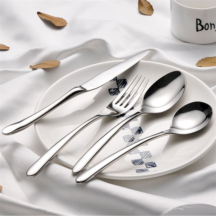 Hot Sale Luxury Fashion Design Popular 13 Pieces Mirror Stainless Steel Hand Forged Knife And Fork Flatware Cutlery Set