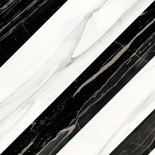 white and black line design glossy finish polished glazed porcelain tile made in China
