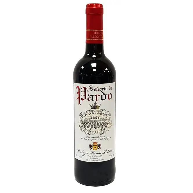 Качественное Испанское Красное вино Tempranillo Senorio de Pardo, настольное красное вино от Manchuela - La Mancha 75 cl - 14% алкоголь