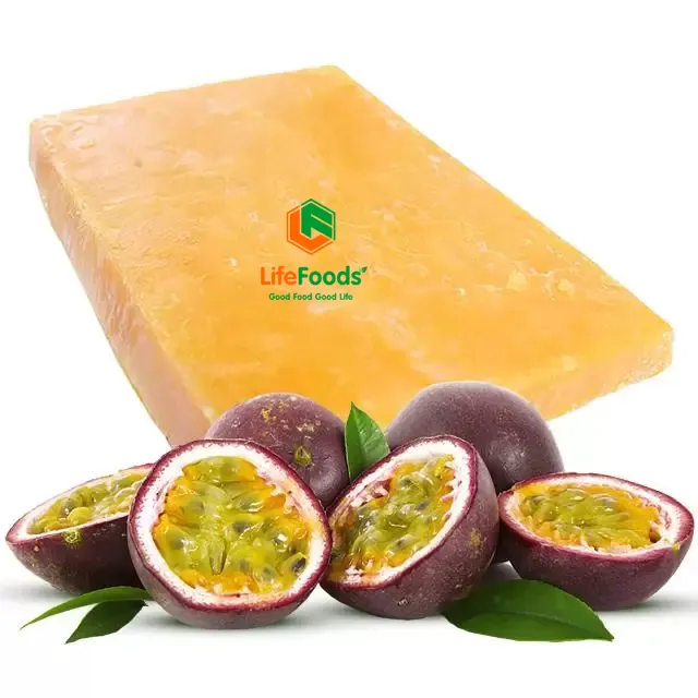 Packaging Feature Shelf Origin Type Life HACCP Flavor puree Frozen Passion Fruit Puree Lifefoods from Vietnam