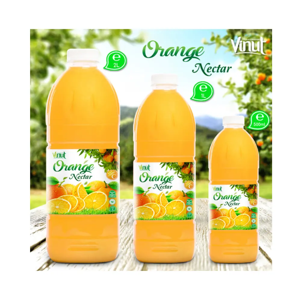 Bottle Orange Juice Drink Nectar