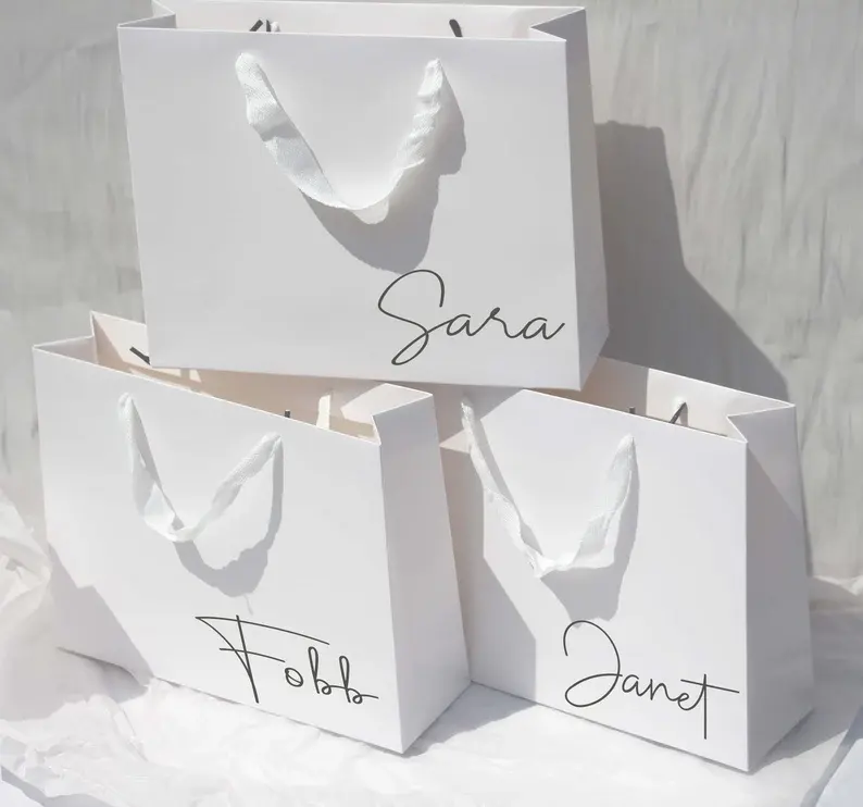 Роскошный бренд с логотипом на заказ, бутик-упаковка для обуви, Подарочная бумажная сумка для покупок для одежды