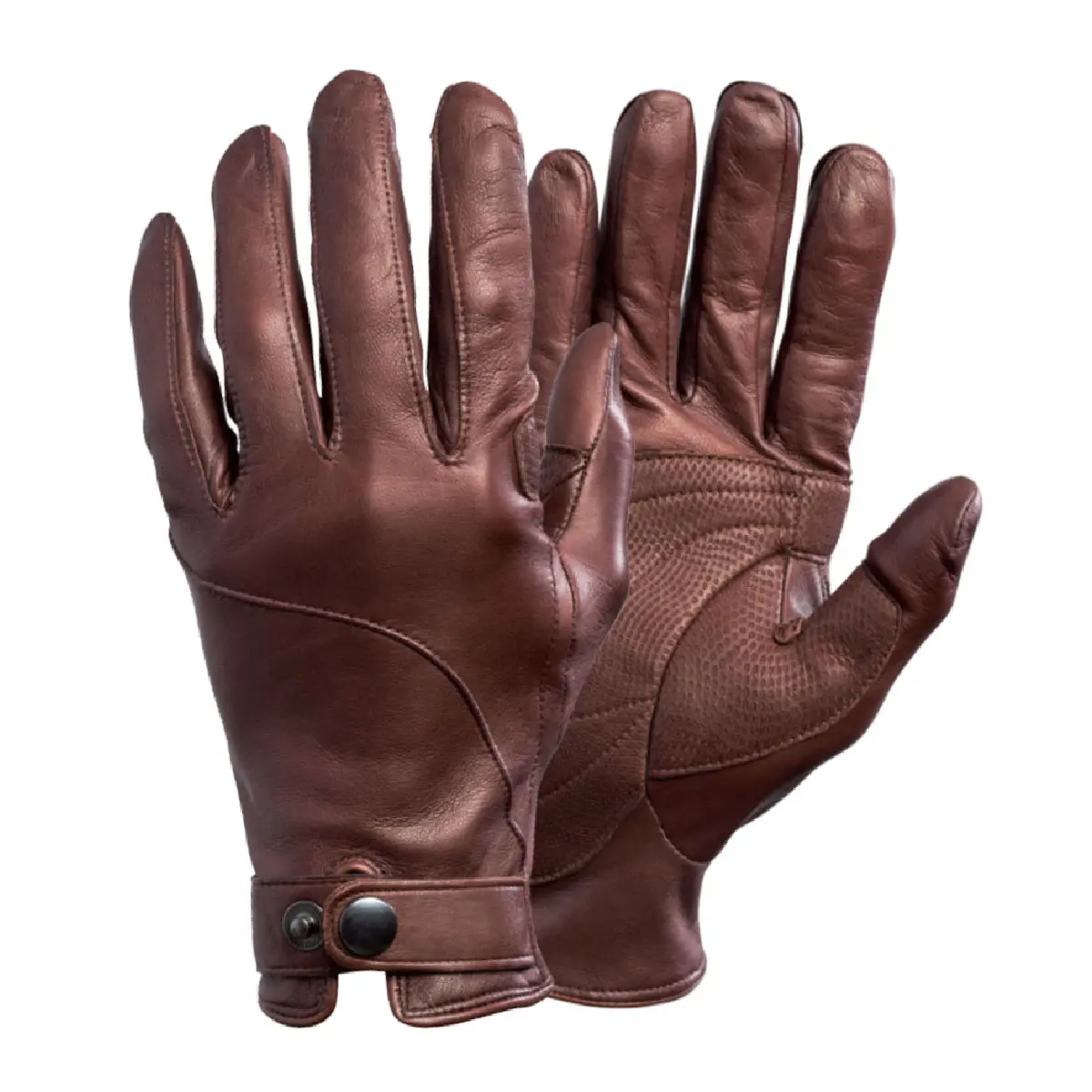 Оригинальные высококачественные теплые кожаные перчатки для зимы, новые модные мужские кожаные перчатки из оленьей кожи
