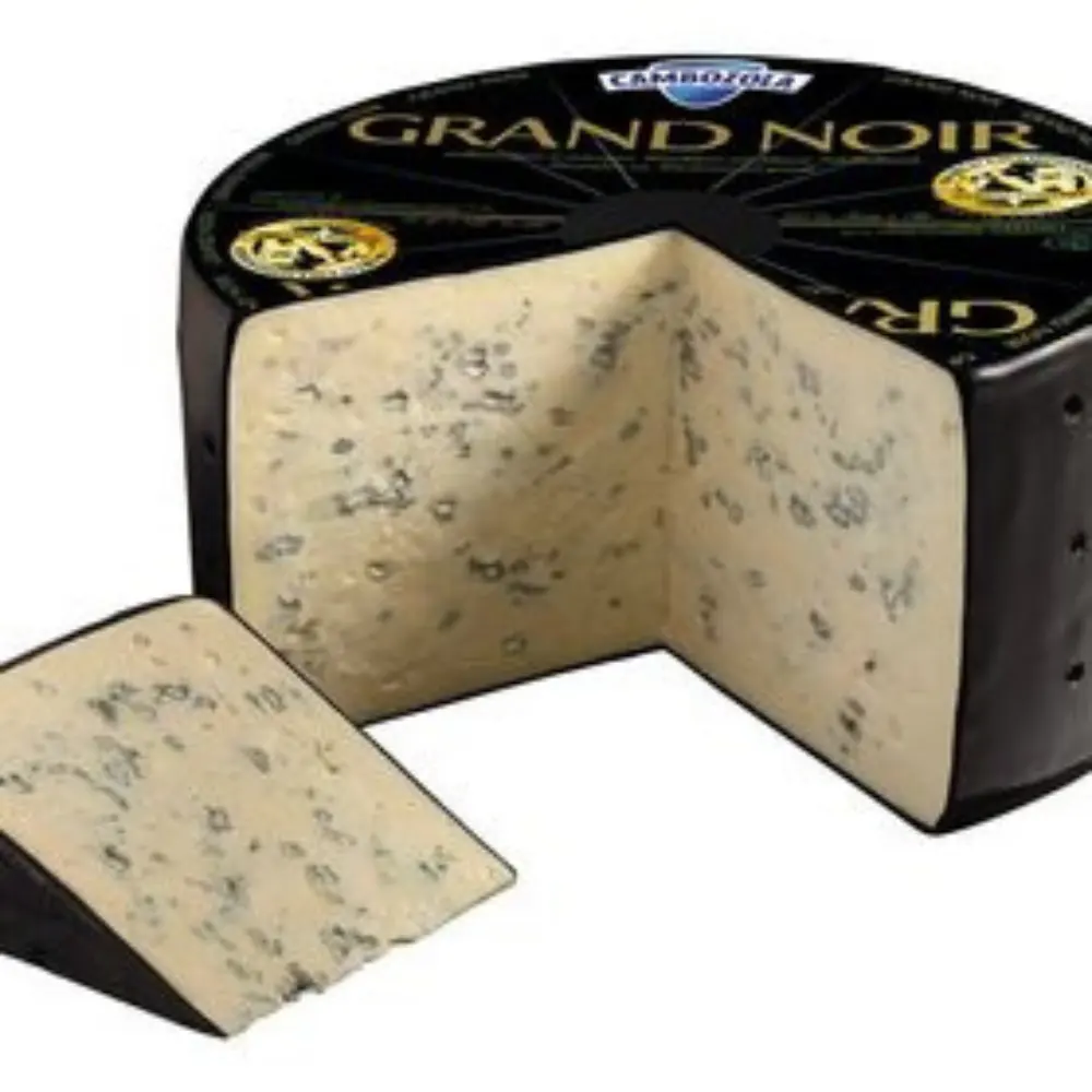 2023 Latest Stock Arrival Dorblu Grand Noir Semi Hard Blue Veining Cheese from Wholesale Supplier