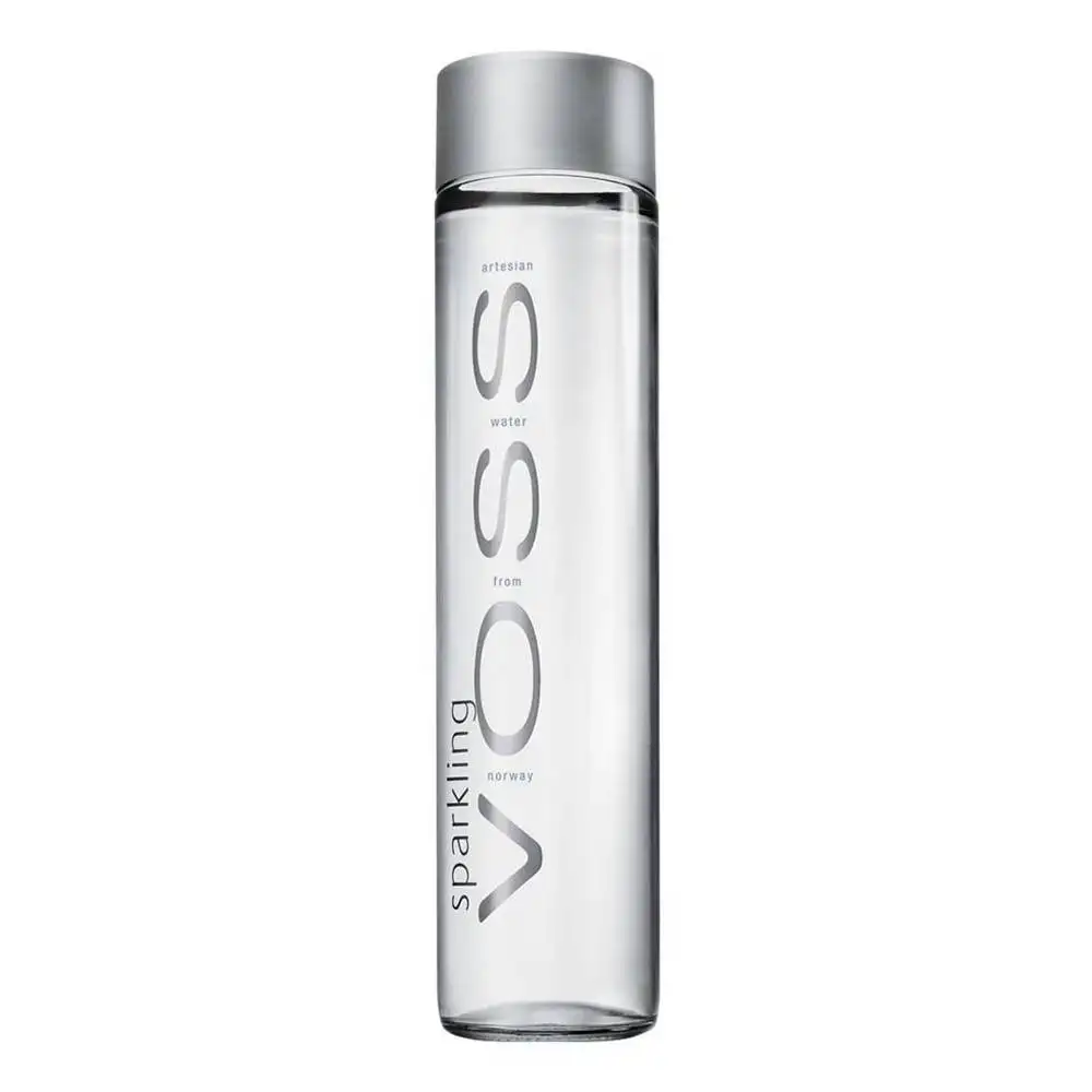 Voss, натуральная родниковая вода, 12 упаковок, Бутилированная Минеральная питьевая вода с 100% переработанной бутылкой для домашних животных