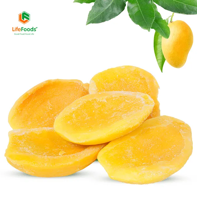 Полка для хранения, оригинальная упаковка, поддержка, цена, натуральный вес, поставщик фруктов IQF, полуобрезанный манго Lifefoods из Вьетнама