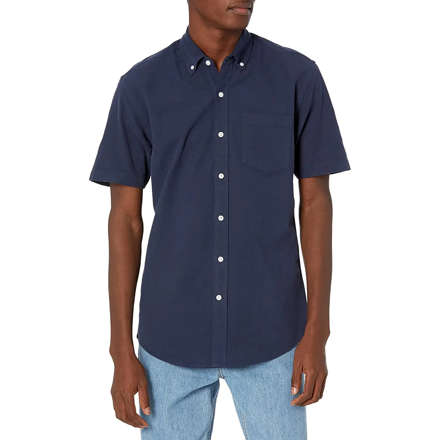 Оптовая продажа, мужская повседневная 100% хлопковая рубашка на заказ, повседневные футболки для мальчиков