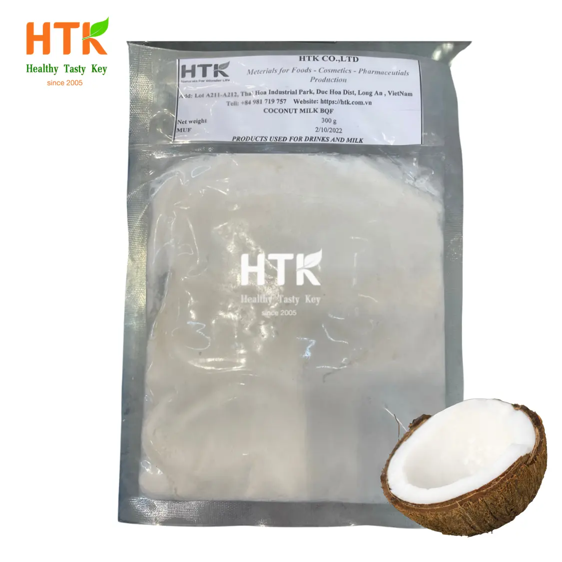 NEW 2023 FROZEN YOUNG COCONUT MILK Made In Vietnam Factory from HTK FOOD for Food & Beverage