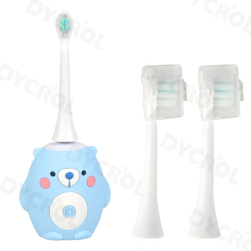 New Kids IPX7 Waterproof Intelligent Ultrasonic Whitening 360 Degree Rotating Soft U Shaped Sonic Electric Toothbrush For Babies