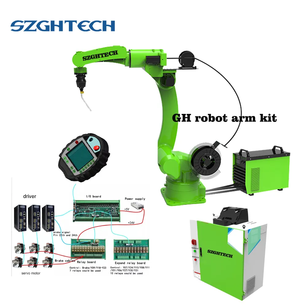 SZGH NEW Top Soldador Tig Mig 6-axis Robotic Arm Stable High Quality Kuka Welding Robots 6 Axis Industrial Fanuc Welding Robots