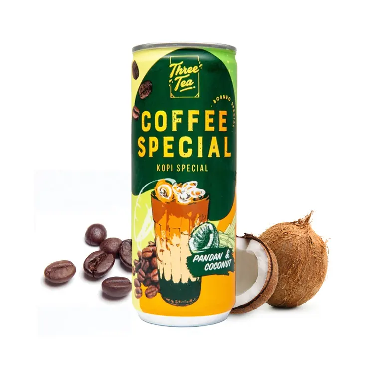 Оптовая продажа напитков, кофе Pandan и кокосовые фрукты, мгновенный кофе, смешанные напитки от производителя из малайзии