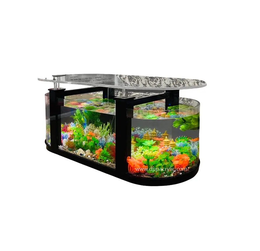 Прозрачный Прямоугольный акриловый аквариум из люцита, высокое качество, сделано во Вьетнаме, низкая цена