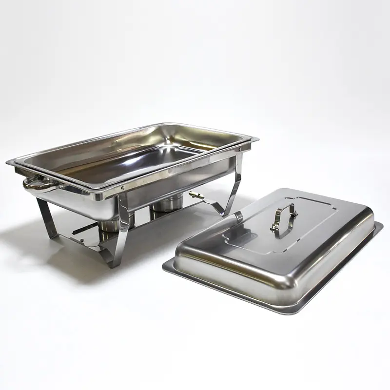 Hot Sale Stainless steel Economy cheap price chafing  Dish foldable  Buffet food warmer set  restaurant