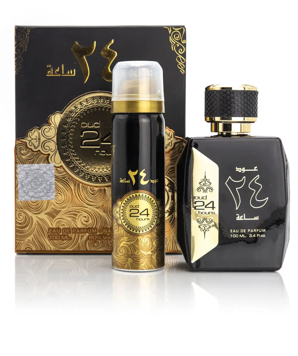 Eau de Perfume Oud 24 HOURS by ARD Al Zaafaran - 100 мл, ароматические ароматизаторы сандалового дерева Янтарный шоколад ваниль Дубай