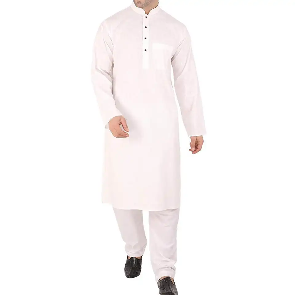 Пакистанский хлопок 2022 шальвар камиз Этническая летняя зимняя мусульманская одежда мужская стильная шальвар камиз