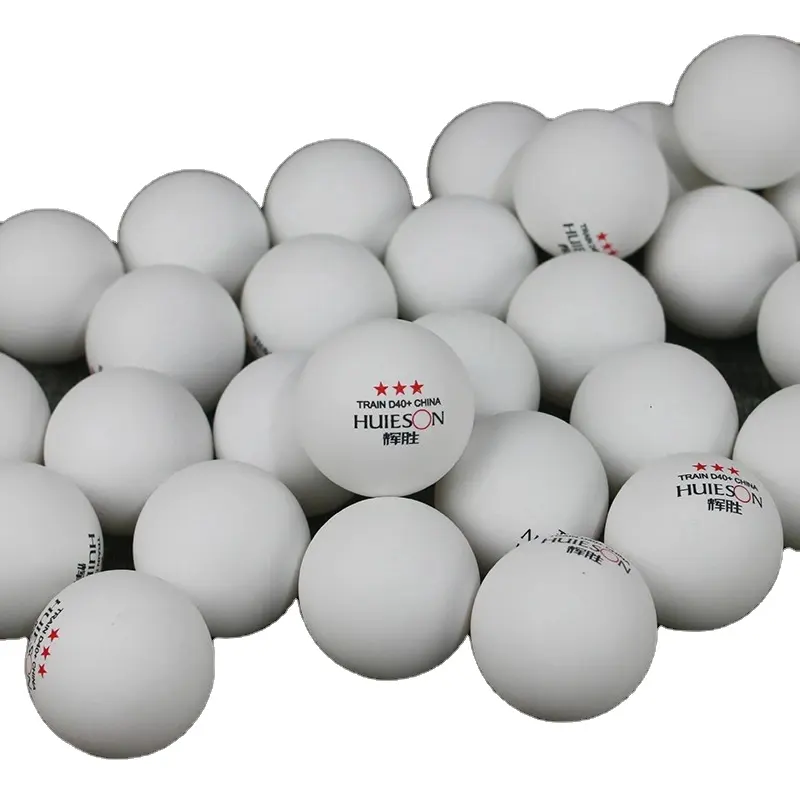 Plastic Pingpong Ball Ping Pong Balls Training Use White Yellow Color Table Tennis Balls