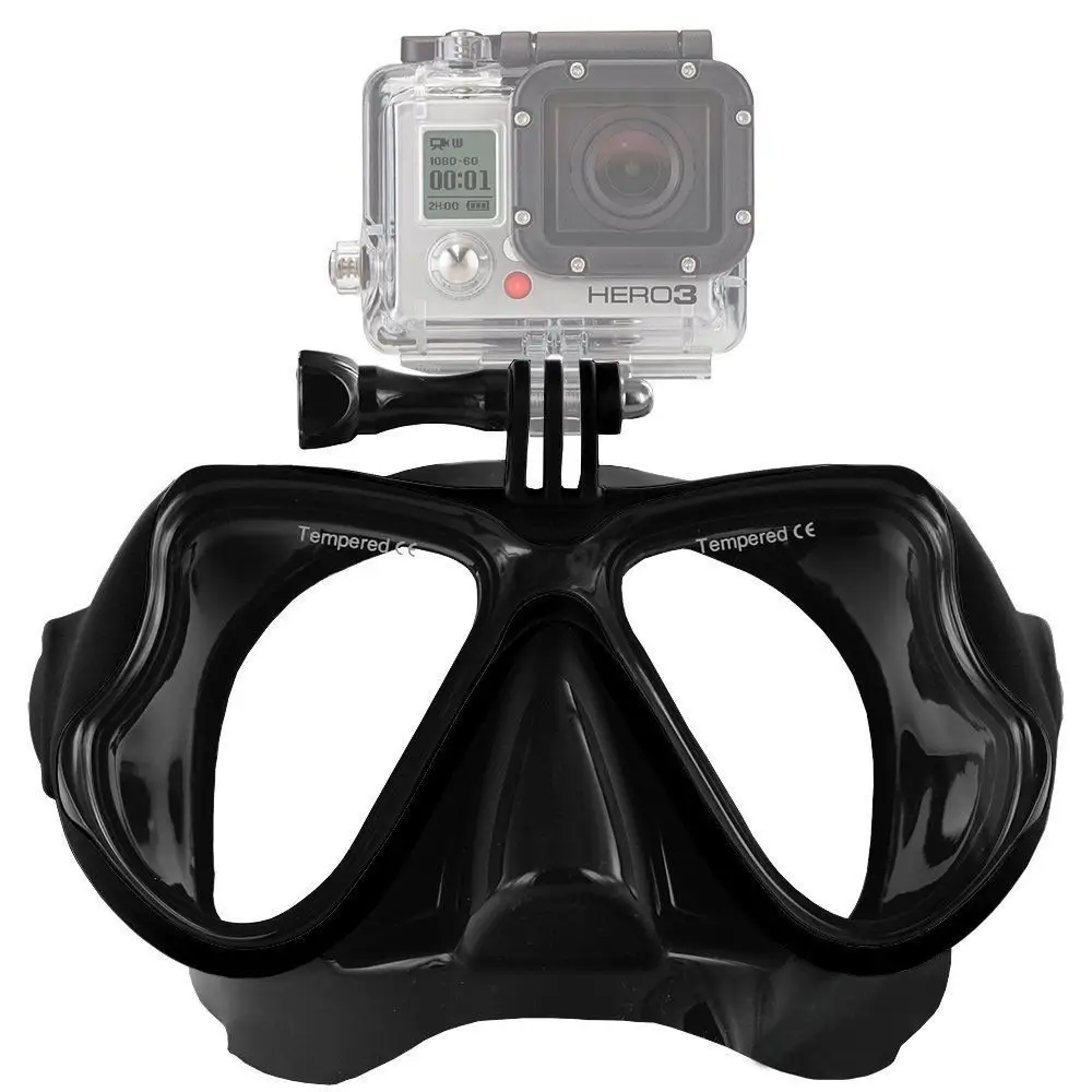 Профессиональная подводная плавательная маска Go ggles для дайвинга и подводного плавания, стекло для экшн-камер GoPro Heros