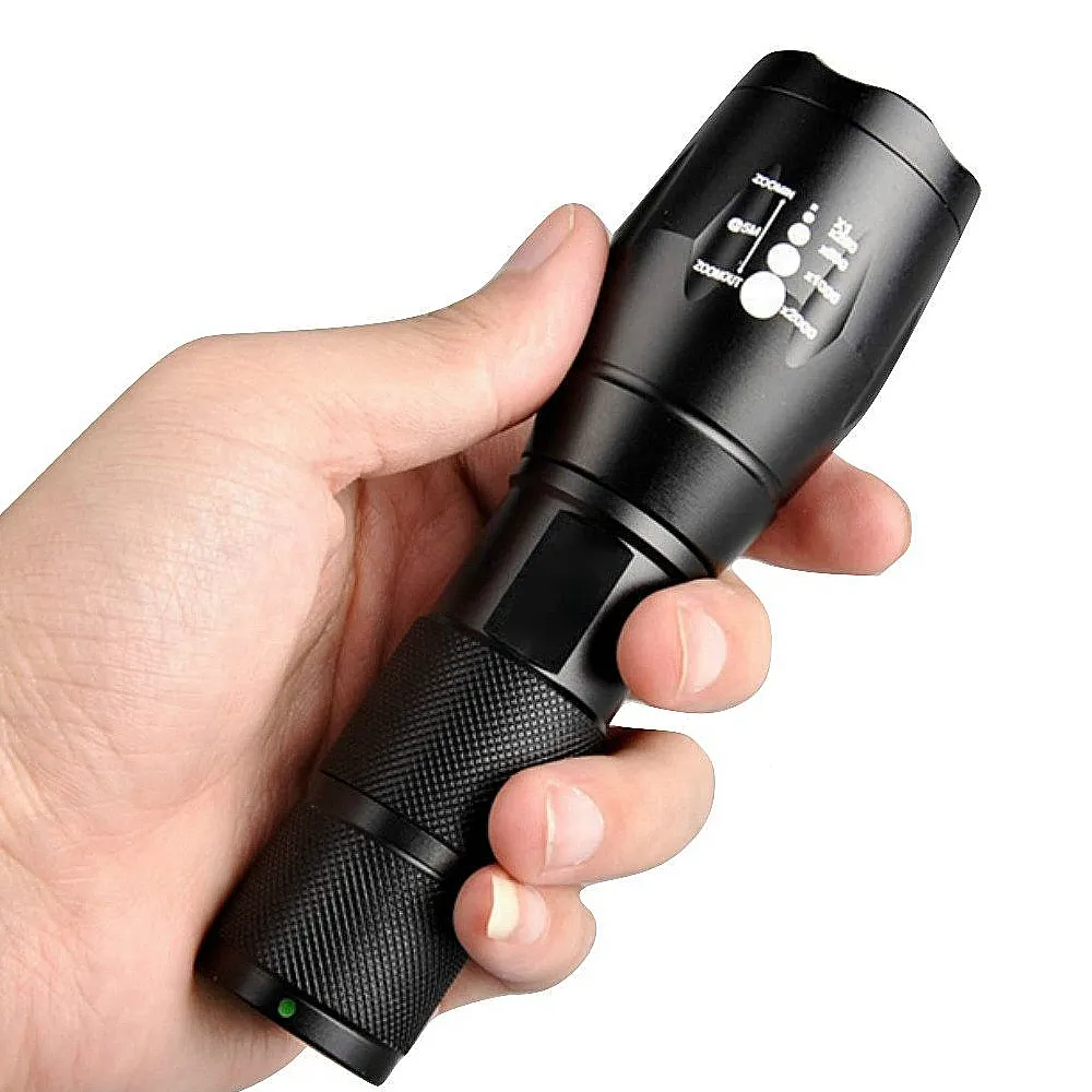 High Power Waterproof XML 10W T6 Aluminum Lanterna Led Flashlight,dimmable Zoom Powerful 18650 G700 Tactical Rechargeable Torch