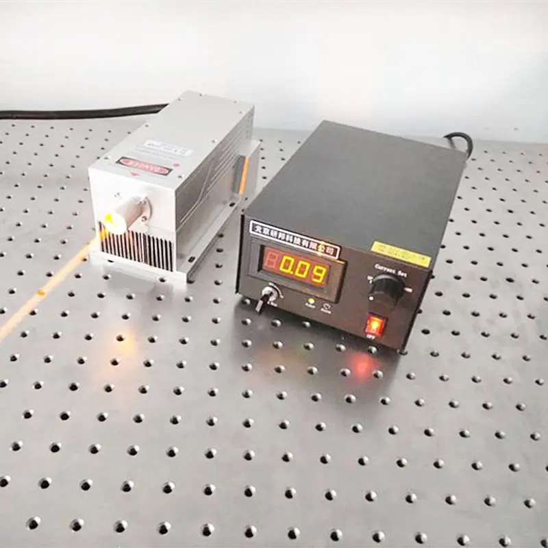 200mW Single Longitudinal mode 589nm yellow laser for spectrum analysis