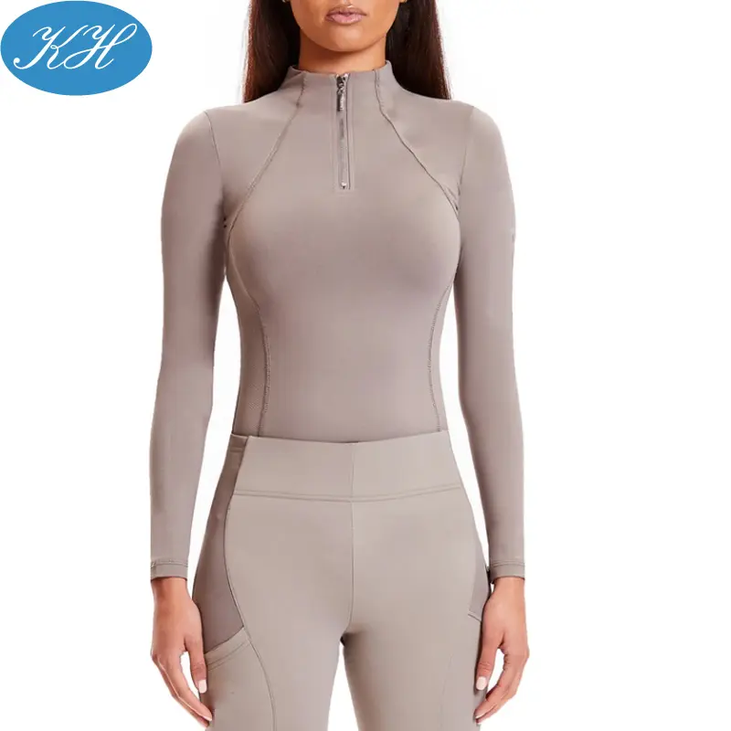 OEM Breathable Cool Material Lightweight and Comfy Horse Riding Base Layer Equestrian Clothes