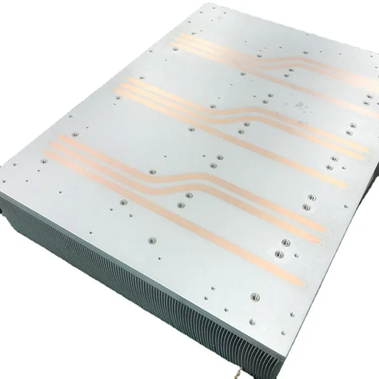 Skived fin heat pipe 3000W heat sink