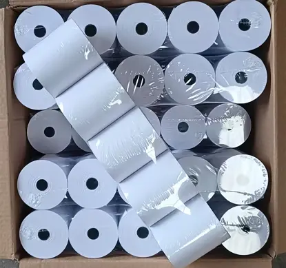 China Manufacturer Custom gram size roll   thermal printer paper 57x30 57x40 thermal paper roll 80x80mm POS Printer Receipt Roll